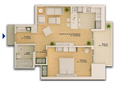 Apartament 2 camere | Herastrau